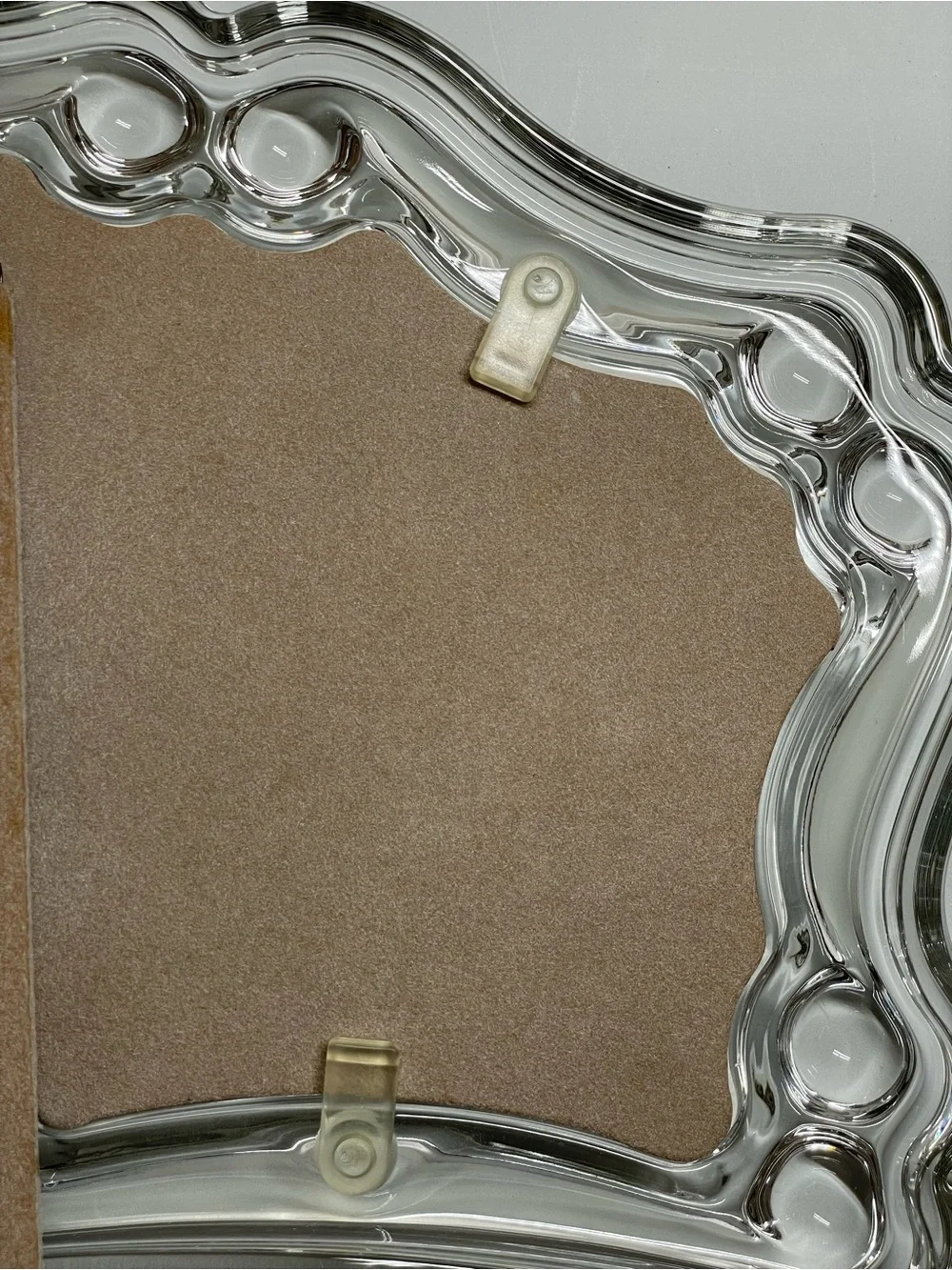 Vintage Mikasa Vista Satin Lead Crystal Double Picture Frame  1990’s
